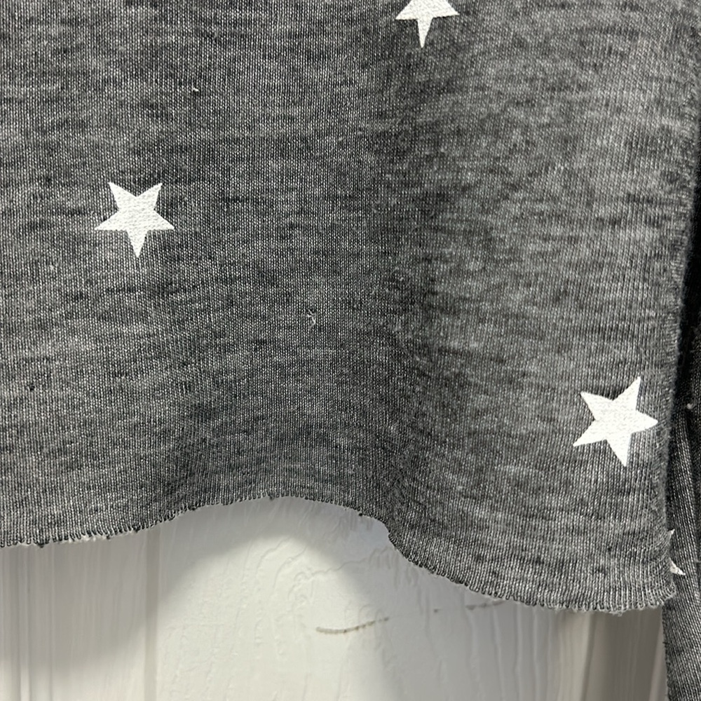Wildfox Couture Women's Football Star Monte Crop Sweatshirt XS Oversized Lounge - Picture 5 of 9